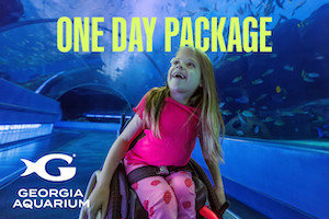Georgia Aquarium Anytime Ticket - One Day Hotel Package - Skip the Box Office Line